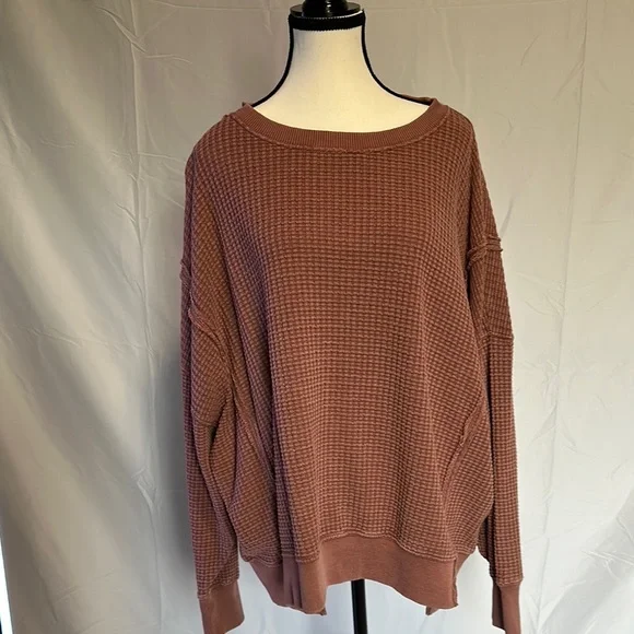 American Eagle Outfitters Pink Crew Neck Sweater - Picture 1 of 5